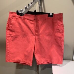 Tommy Hilfiger Womens SZ 14 Vintage Red Red Shorts